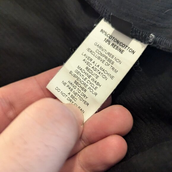 PHILIPPE DUBUC - Waxed cotton biker jacket - Sz 42 - Picture 9 of 11